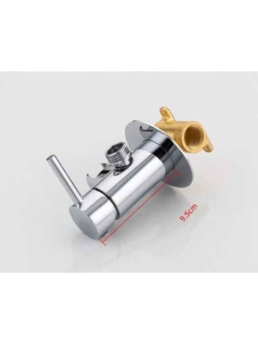 Смеситель Frap F7505-2 с гигиеническим душем, латунь, встраиваемый, аэратор, 86 мм