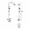 Душевая система KAISER SX-2060-2 Black (SX-2060-2 Black)