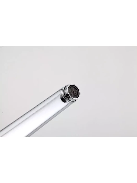 Смеситель для ванны Frap F22701-B, поворотный излив, горизонтальный монтаж, экономичный режим