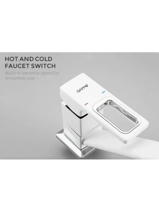 Смеситель для кухни Gappo G4517-8 белый