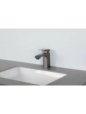 Смеситель Frap F1076-9, для раковины, латунь, цвет оружейной стали