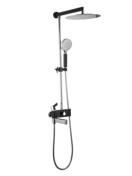 Душевая система Gappo Atlantic G2481 настенный, латунь, черный