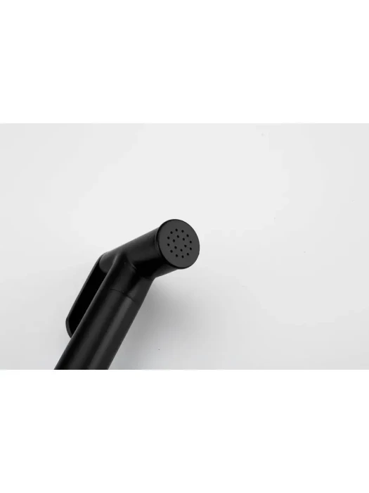 Смеситель Frap F7505-6 с гигиеническим душем, черный, матовый, 120 см
