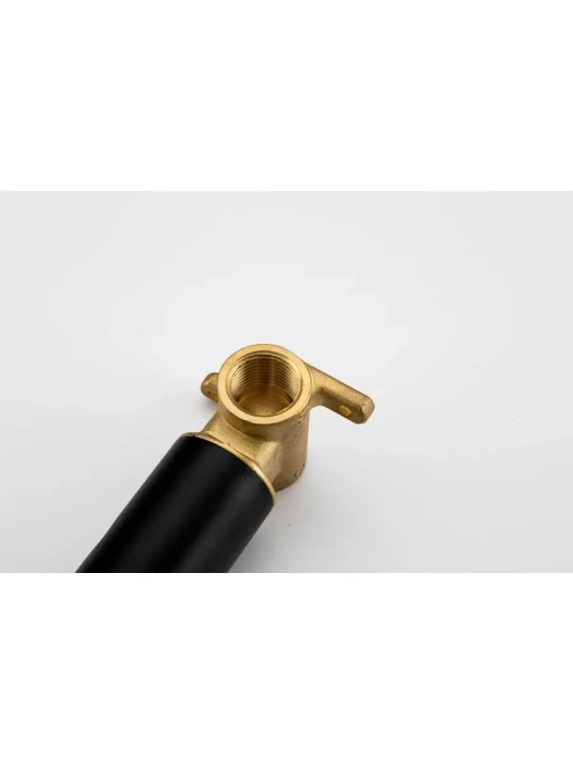 Смеситель Frap F7505-6 с гигиеническим душем, черный, матовый, 120 см