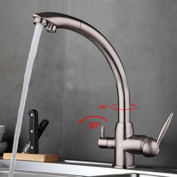 Смеситель для кухни с подключением к фильтру Frap F4399-5
