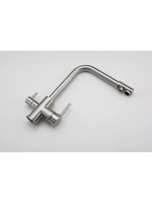 Смеситель для кухни FRUD R43053-5, поворотный излив, сатиновый