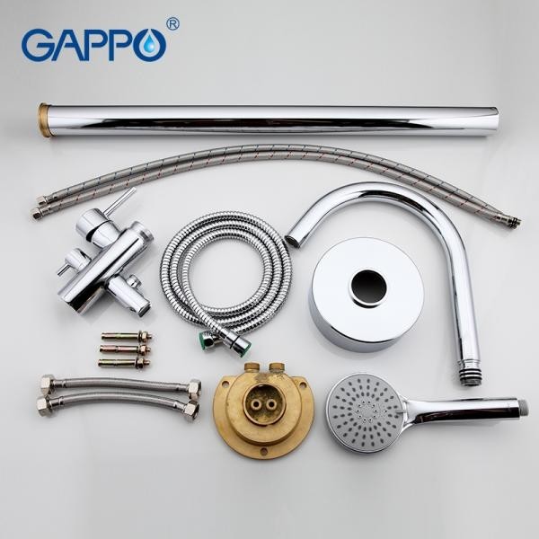 Смеситель для ванны напольный Gappo G3098