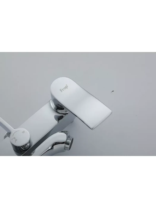 Душевая система Frap F2475, с тропическим душем, поворотный излив, латунь, хром