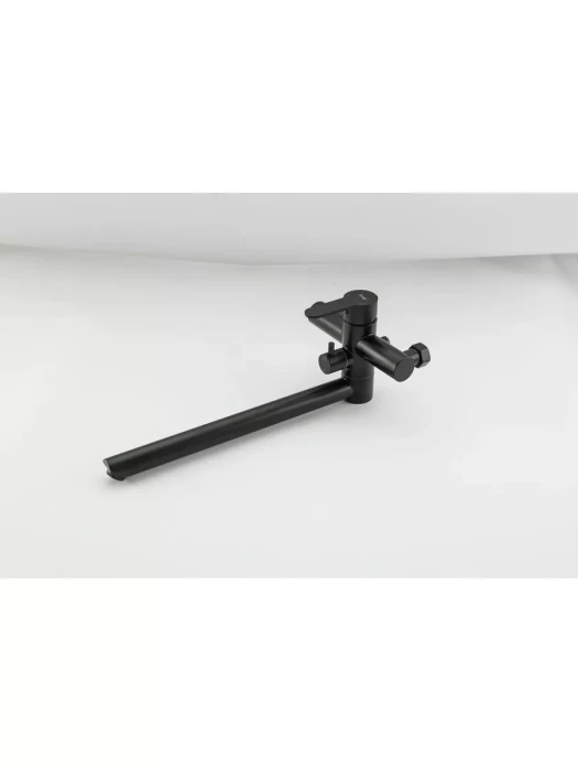Смеситель для ванны Frap F22801-6 с поворотным изливом, чёрный