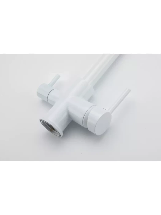 Смеситель Frud  R43053-8, для кухни, фильтрация воды, матовый, белый