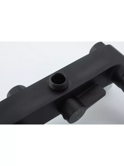 Душевая система Frap "F2475-6", поворотный излив, латунь, черный