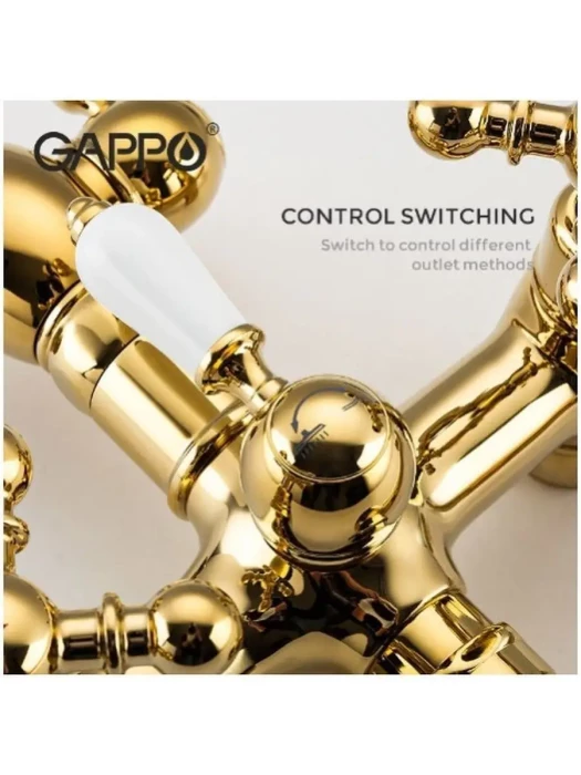 Душевая система Gappo G2489-6 золотая