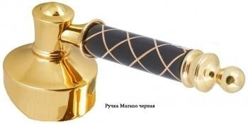 Смеситель для душа Vogue золото Murano, черное_Комплект