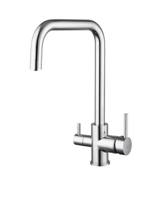 Смеситель Frud R43054, для кухни, со встроенным фильтром (краном) под питьевую воду, хром