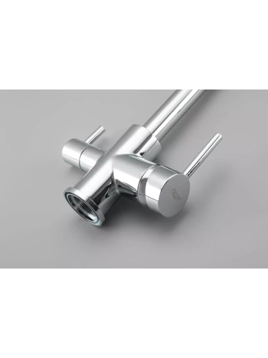 Смеситель Frud R43054, для кухни, со встроенным фильтром (краном) под питьевую воду, хром
