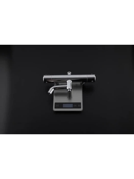 Душевая система с тропическим душем Gappo G2490 с термостатом, цвет хром