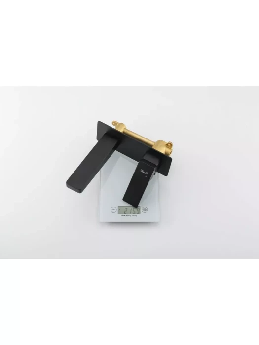 Смеситель для раковины Faop A1009-36, латунь, черный, встраиваемый, аэратор