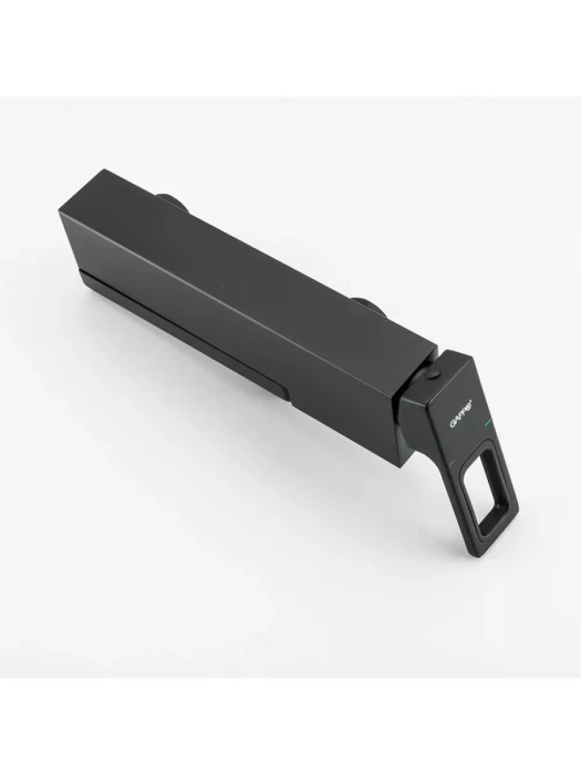 Смеситель для ванны Gappo Futura G3217-9, латунь, цвет оружейная сталь