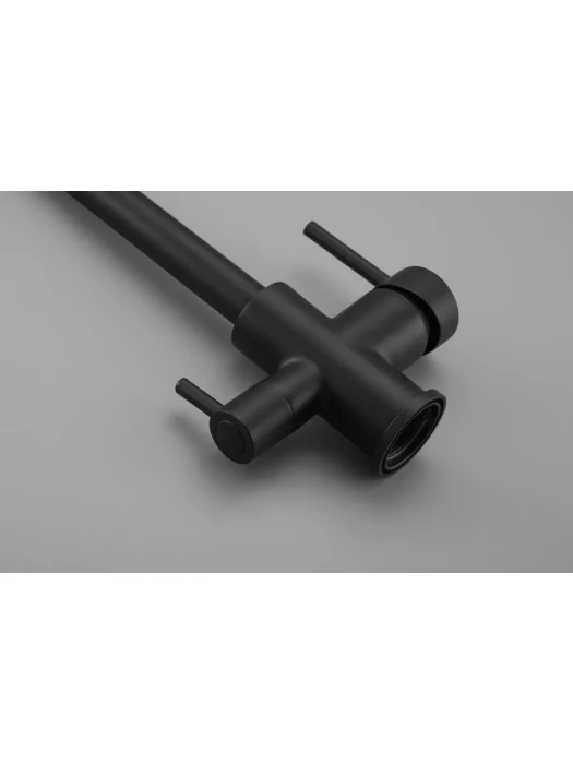 Смеситель Frud R43054-7, для кухни, со встроенным фильтром (краном) под питьевую воду, черный