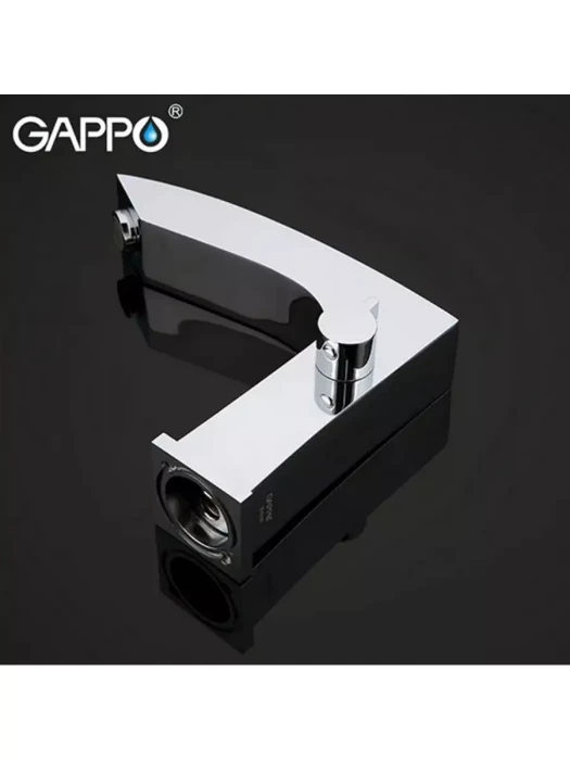 Смеситель для ванны с душевой лейкой Gappo G1107 хром