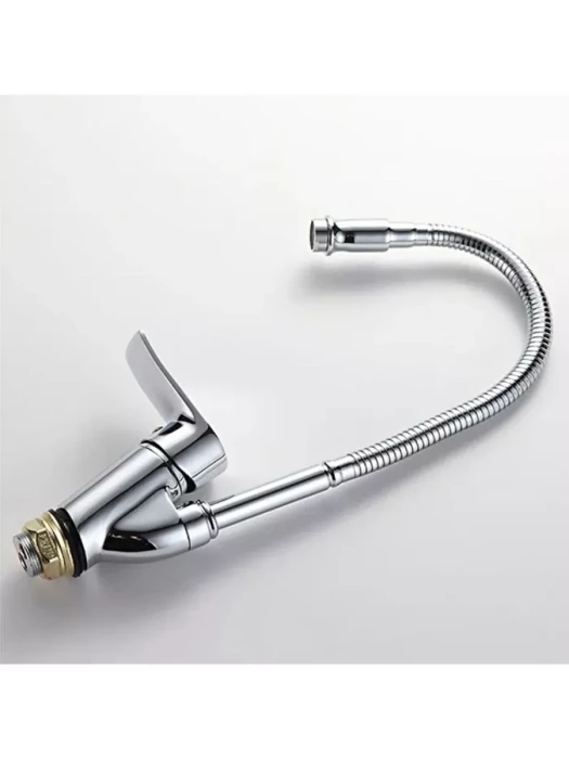 Смеситель Frud R43101, для кухни, с гибким изливом, аэратор, хром