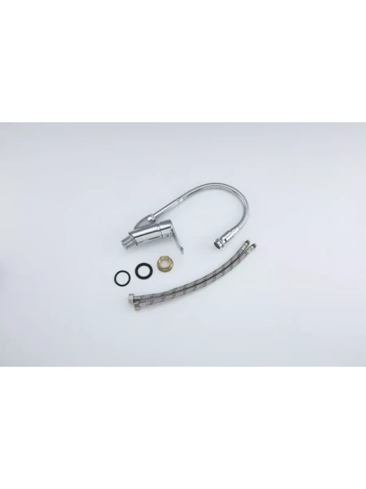 Смеситель Frud R43101, для кухни, с гибким изливом, аэратор, хром