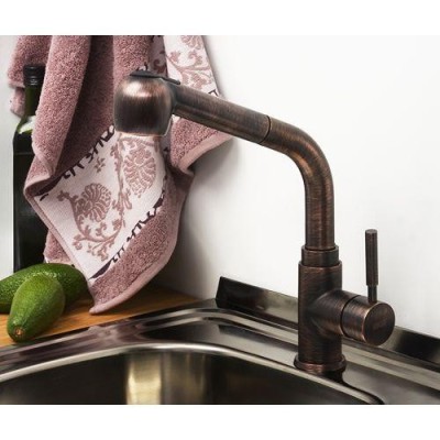 Смеситель для кухни с выдвижной лейкой Wasserkraft А8247