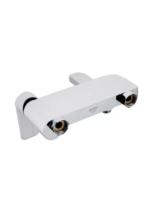 Смеситель для ванны GAPPO G3248 Noar, однорычажный, белый/хром, латунь