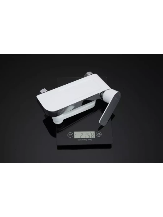 Смеситель для ванны GAPPO G3248 Noar, однорычажный, белый/хром, латунь