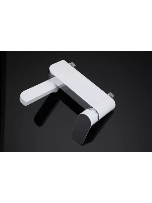 Смеситель для ванны GAPPO G3248 Noar, однорычажный, белый/хром, латунь