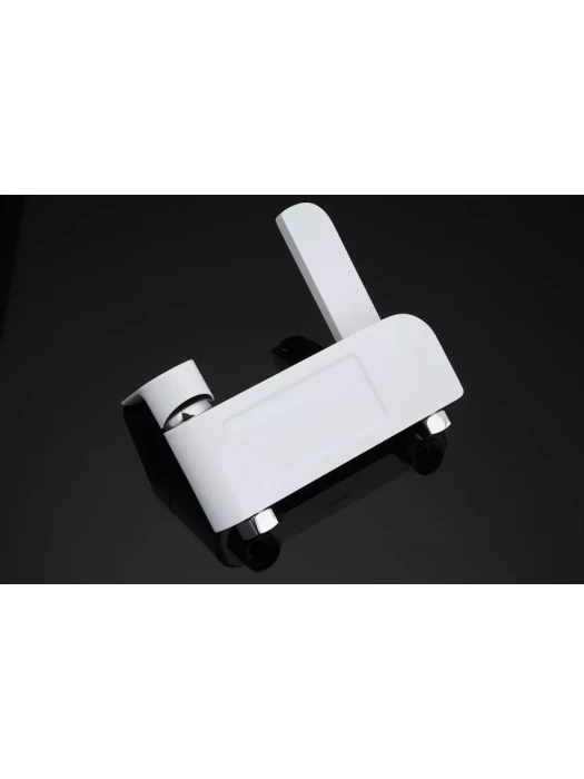 Смеситель для ванны GAPPO G3248 Noar, однорычажный, белый/хром, латунь
