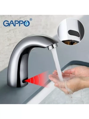 Сенсорный смеситель для раковины Gappo G517, латунь, в цвете хром