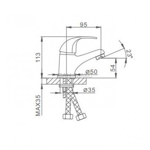 Смеситель для раковины Frap F1015
