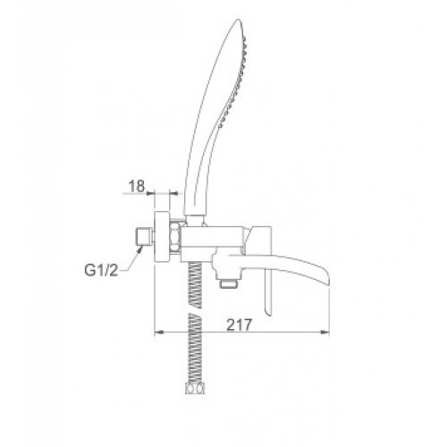 Смеситель для ванны Gappo G3248-8