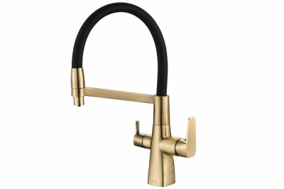 Смеситель для кухни ZORG Steel Hammer (SH 818-6 BRONZE)