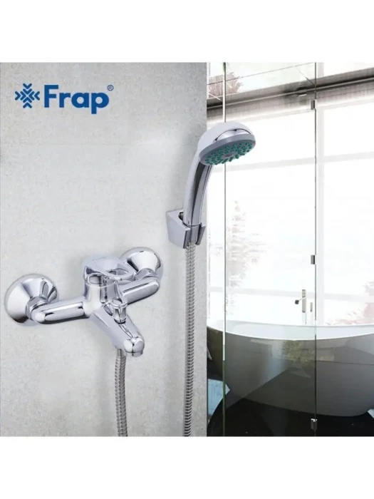 Смеситель для ванны Frap F3028-B, на стену, однорычажный, хром