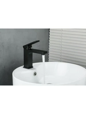 Смеситель для раковины Gappo G1017-6 чёрный