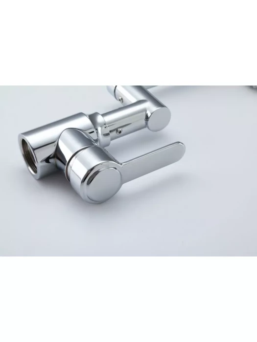 Смеситель для раковины Frud R10052 однорычажный, с поворотным изливом, хром