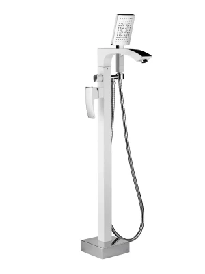 Смеситель для ванны Gappo G3007-8 напольный, с душем, латунь, хром