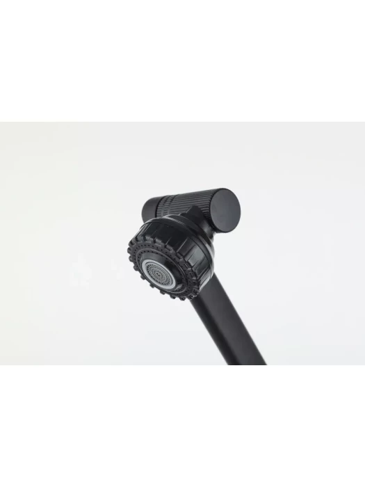 Смеситель для раковины Frud R10052-6 однорычажный, с поворотным изливом, черный
