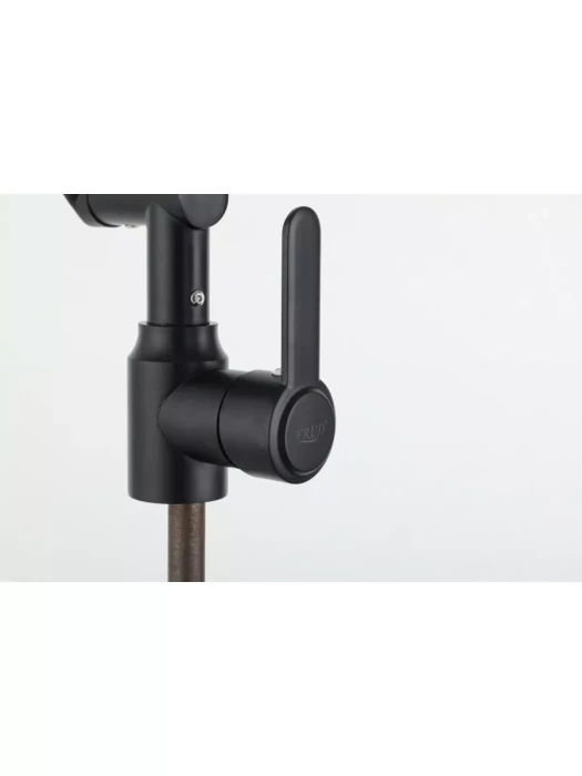 Смеситель для раковины Frud R10052-6 однорычажный, с поворотным изливом, черный