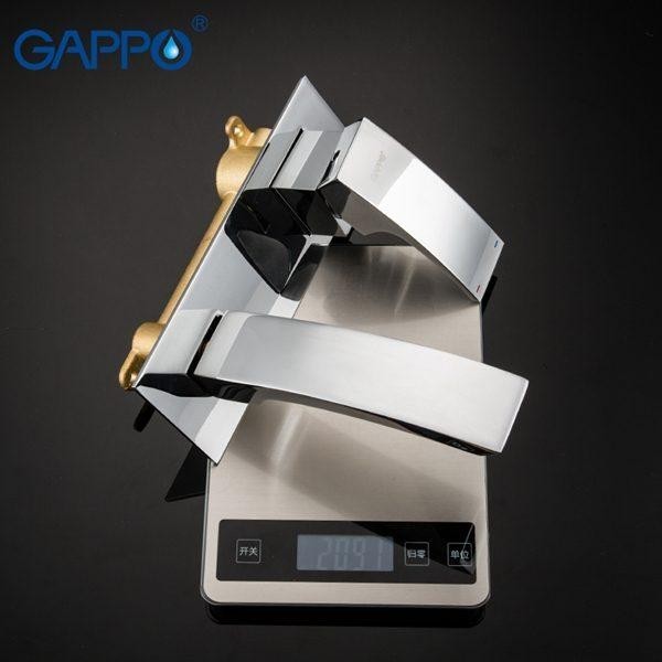 Смеситель для раковины встраиваемый Gappo G1007-2