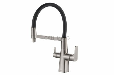 Смеситель для кухни ZORG Steel Hammer (SH 818-6 SATIN)