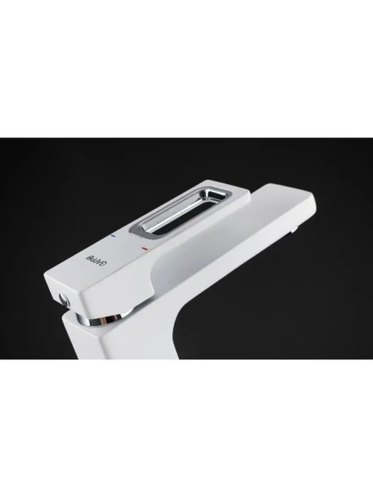 Смеситель для раковины Gappo G1017-8, латунь в цвете  белый/хром