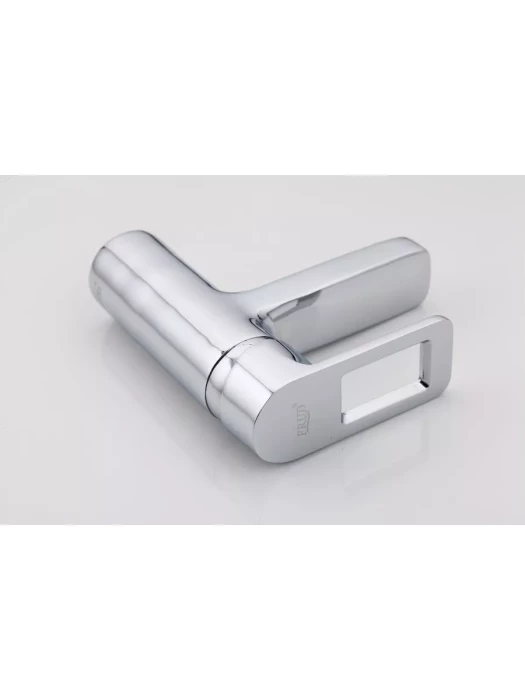 Смеситель Frud R10072 для раковины, гибкий подвод, серебристый, 1/2", аэратор