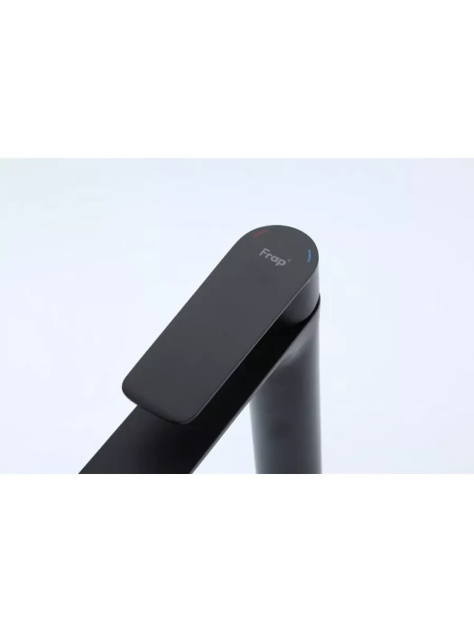 Смеситель Frap F10806-26, для раковины, черный, матовый, PVD покрытие, рычажный