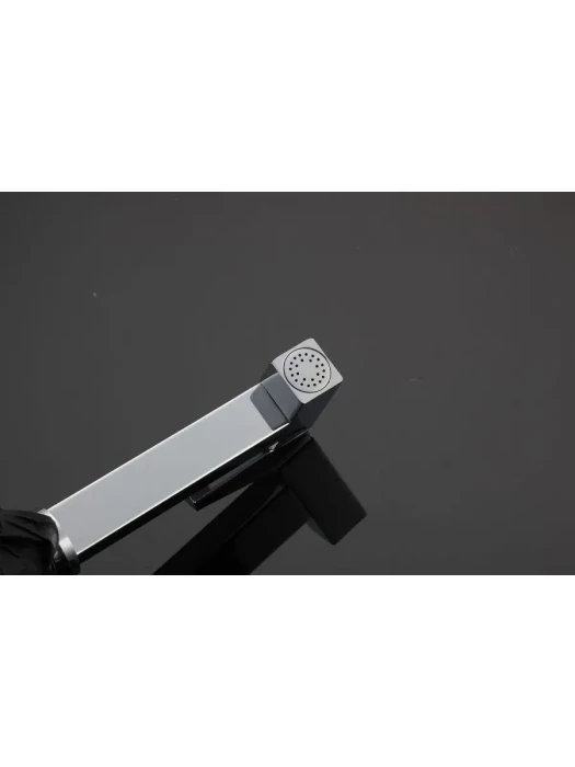 Смеситель с гигиеническим душем встраиваемый Gappo G7207-8, латунь, цвет белый/хром