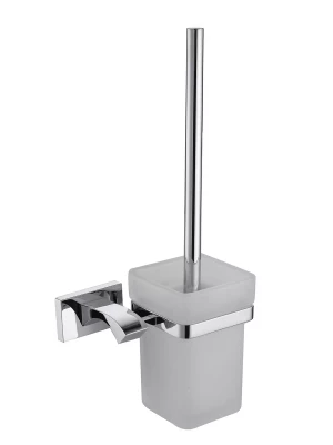 Ершик для унитаза Gappo G0710, настенный, с креплением, стекло, серебристый