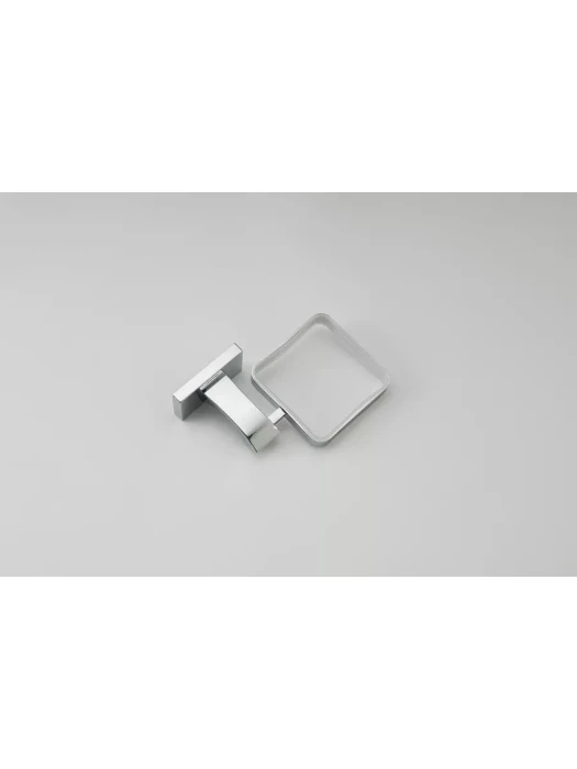 Ершик для унитаза Gappo G0710, настенный, с креплением, стекло, серебристый