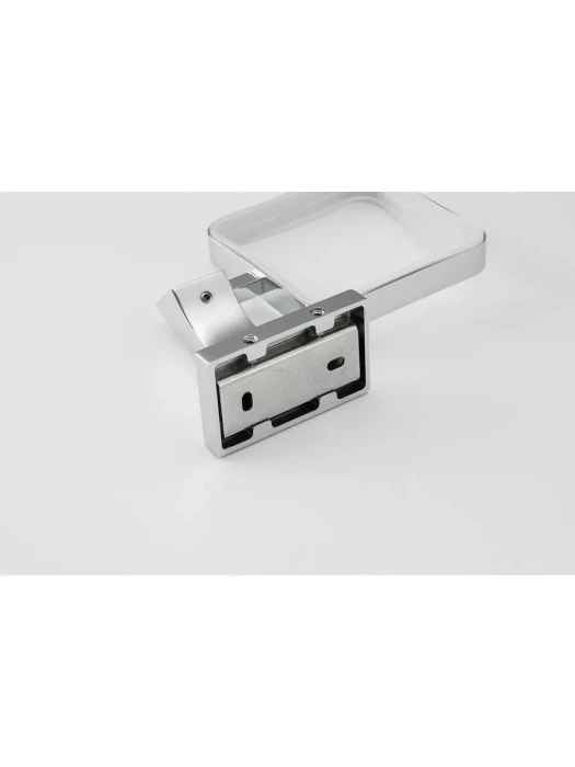 Ершик для унитаза Gappo G0710, настенный, с креплением, стекло, серебристый
